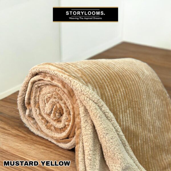 1 DOUBLE BED WARM  QUILT COVER { 90x100 INCHES } Can be Used as Double Ply Blanket also. ( 2 in 1 ) - Image 12