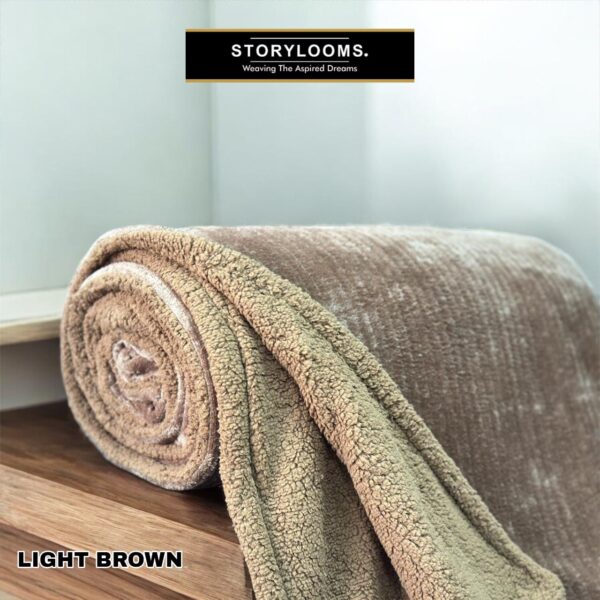 1 DOUBLE BED WARM  QUILT COVER { 90x100 INCHES } Can be Used as Double Ply Blanket also. ( 2 in 1 ) - Image 11