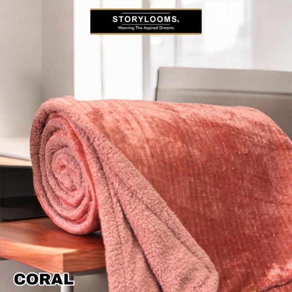 1 DOUBLE BED WARM  QUILT COVER { 90x100 INCHES } Can be Used as Double Ply Blanket also. ( 2 in 1 ) - Image 5