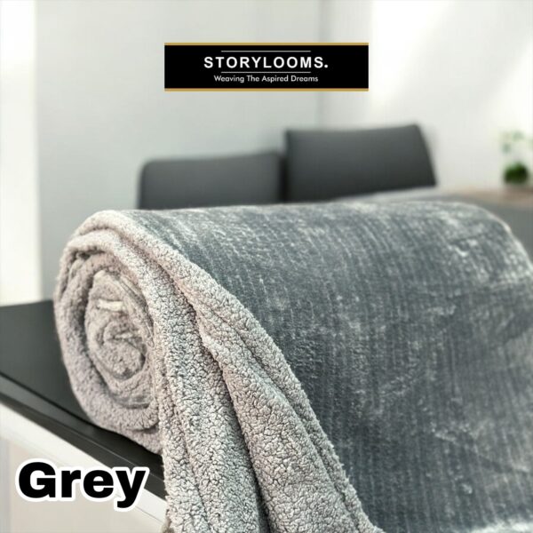 1 DOUBLE BED WARM  QUILT COVER { 90x100 INCHES } Can be Used as Double Ply Blanket also. ( 2 in 1 ) - Image 3